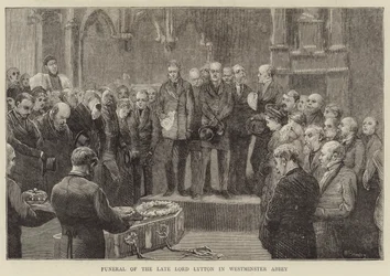 Funerale del defunto Lord Lytton nell